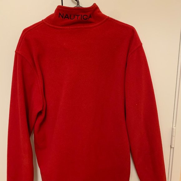 Nautica Fleece Quarter Zip (Size Medium) - Picture 2 of 2